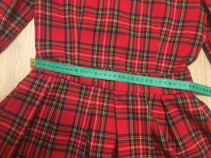 Платье женское красное в клетку Mixalevskaya 42 ра