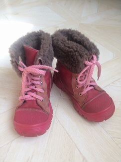 Зимние кожаные ботиночки на меху Тотто 26 размер