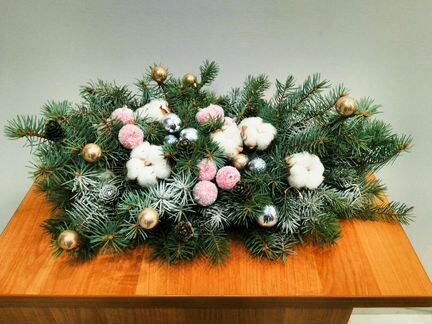 Стильная новогодняя композиция