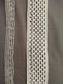 Декоративная тесьма - лен, хлопок