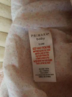 Шапка и варежки primark