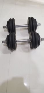 Гантели наборные (2 шт по 15 кг)