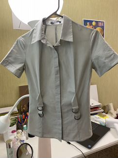 Рубашка vassa&CO серая