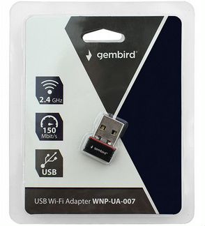 Wi-Fi адаптер Gembird WNP-UA-007