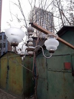 Люстра 3 рожка мрамор цоколь Е27