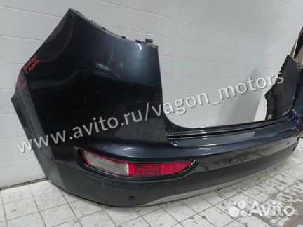 Бампер в сборе задний Kia Sportage 4 Дорестайлинг