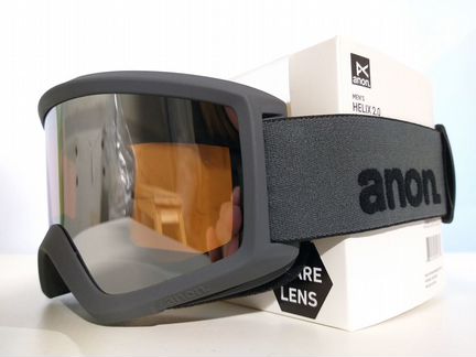 Маска Anon helix 2.0 stealth с доп. линзой 21 NEW