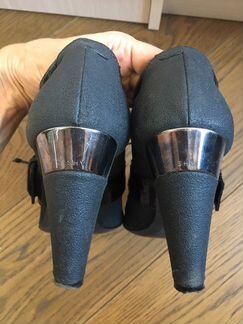 Shy Италия ботильоны 37 37.5 кожа лак