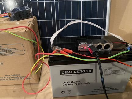 Холодильник от солнечных батарей 12 В