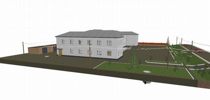 Создание 3Д моделей зданий, объектов территории