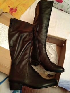 Сапоги кожаные 39р