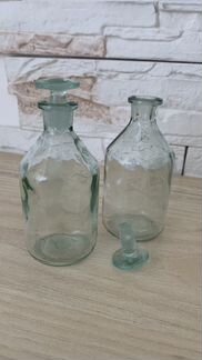 Графин, склянка с притертой крышкой