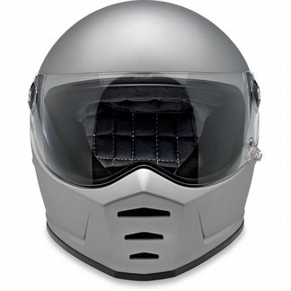Мотошлем Интеграл Biltwell Lane Splitter Flat Silv