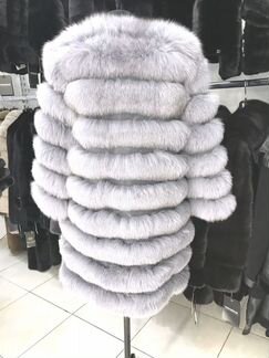 Шуба из меха песца трансформер