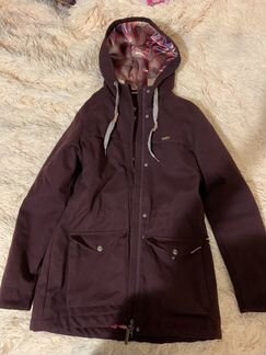 Фиолетовая куртка-парка