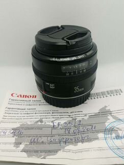 Объектив canon ef 35 f/2