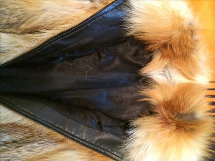 Шуба лисья автоледи