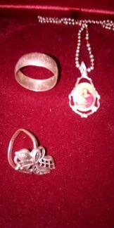 Кольца серебро Подвеска