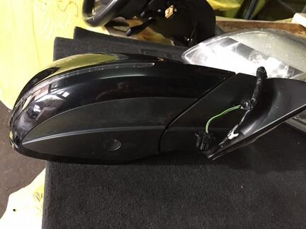 Зеркало правое чёрное Audi Q7 15 пин в сборе