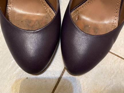 Туфли фиолетовые на каблуке Corsocomo