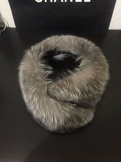 Горжетка, воротник меховой, хомут из чернобурки