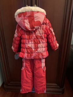 Зимний костюм для девочки Chicco 104см