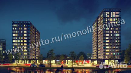1-к квартира, 36.8 м², 16/16 эт.