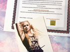 Автограф Аврил Лавин (Avril Lavigne) оригинал объявление продам