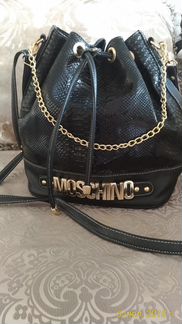 Сумка moschino кожа новая