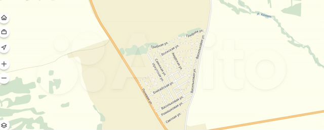 Кадастровая карта поселка емельяново
