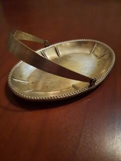 Старая советская посуда из мельхиора и хрусталя