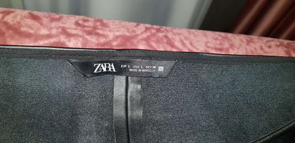 Блузка Zara, искусственная кожа