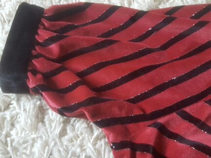 Платье велюровое р.46