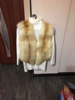 Меховая жилетка