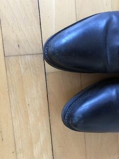 Высокие кожаные сапоги Bronx