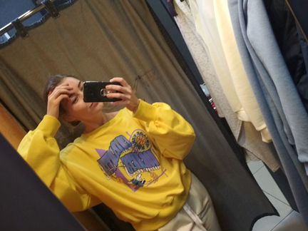 Свитшот oversized vintage