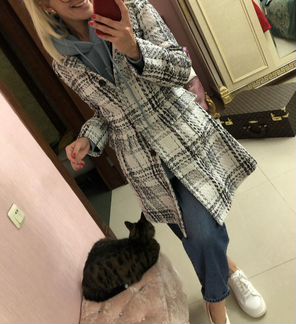 Твидовое пальто