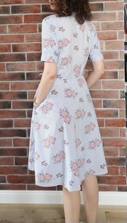 Платье-рубашка Trends Brands base голубо-белое