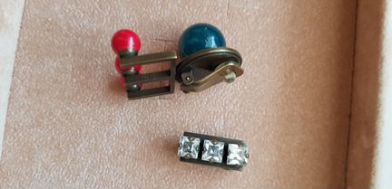 Серьги клипсы Crystalline jewellery. Оригинал