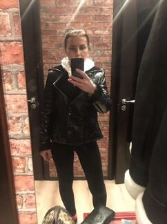 Дубленка натуральная автоледи укороченная авиатор