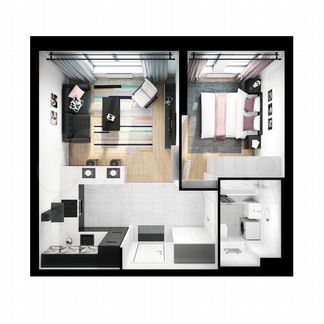 1-к квартира, 40.9 м², 9/32 эт.