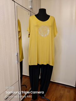 Футболки горчица60, (см замеры)