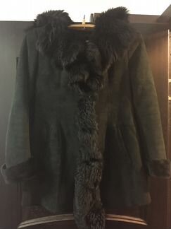 Дубленка ягнёнок чёрная