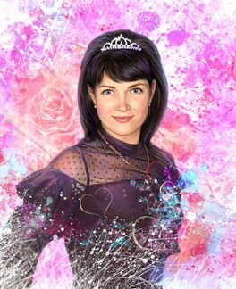 Портрет по фото на холсте