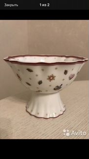 Новогодняя конфетница Villeroy&boch