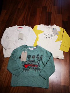 Новые джемпер, футболка Zara 98 см