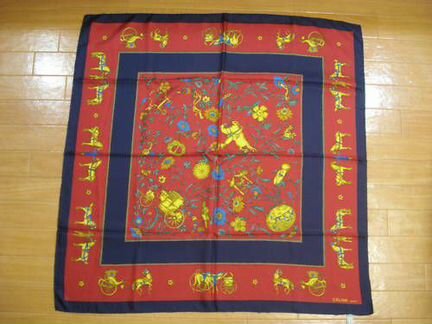 Шелковый платок Celine оригинал