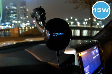 Автомобильный держатель с беспроводной зарядкой ma