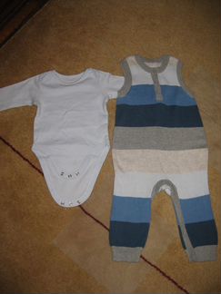 Комплект боди + комбинезон Mothercare 6-9 мес