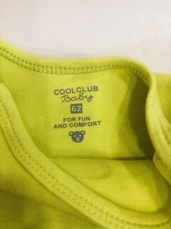 Боди с длинным рукавом салатового цвета